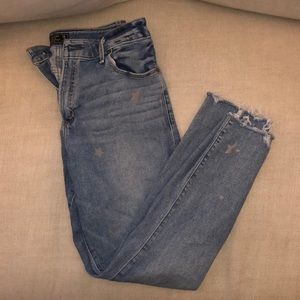 COPY - abercrombie and fitch silver star jeans